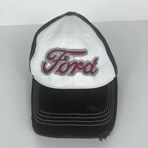 COPY - FORD Trucker Hat Distressed Infinity Headgear Baseball Cap Hat Velcro Ad…